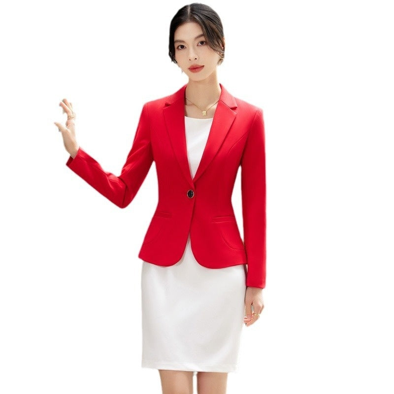 Women's Chanel Style Suit White Vest Dress