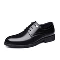 Business Formal Wear Breathable Hollow Men's Cowhide Height Increasing Shoes