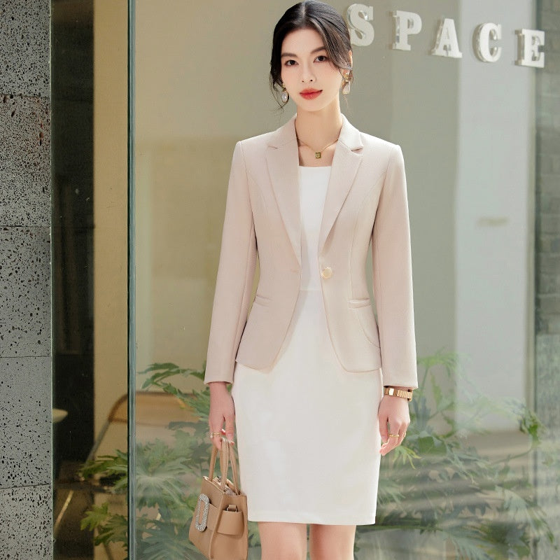 Women's Chanel Style Suit White Vest Dress