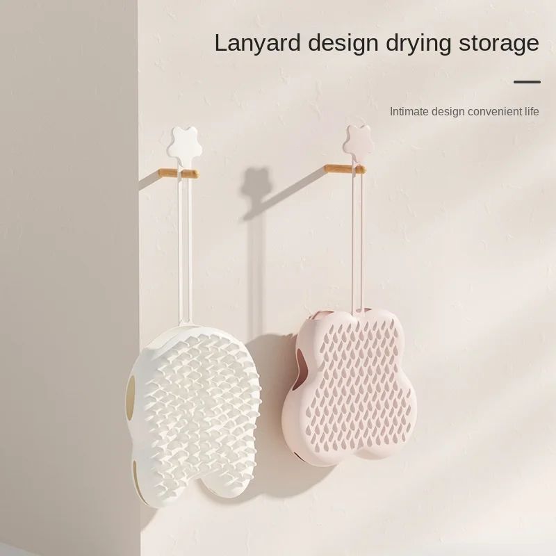 Pet Bathing Brush Silicone Massager Gloves Dog Soft Bathroom Washing Gloves Hair Deshedding Brush Pet Cleaning Grooming Supplies