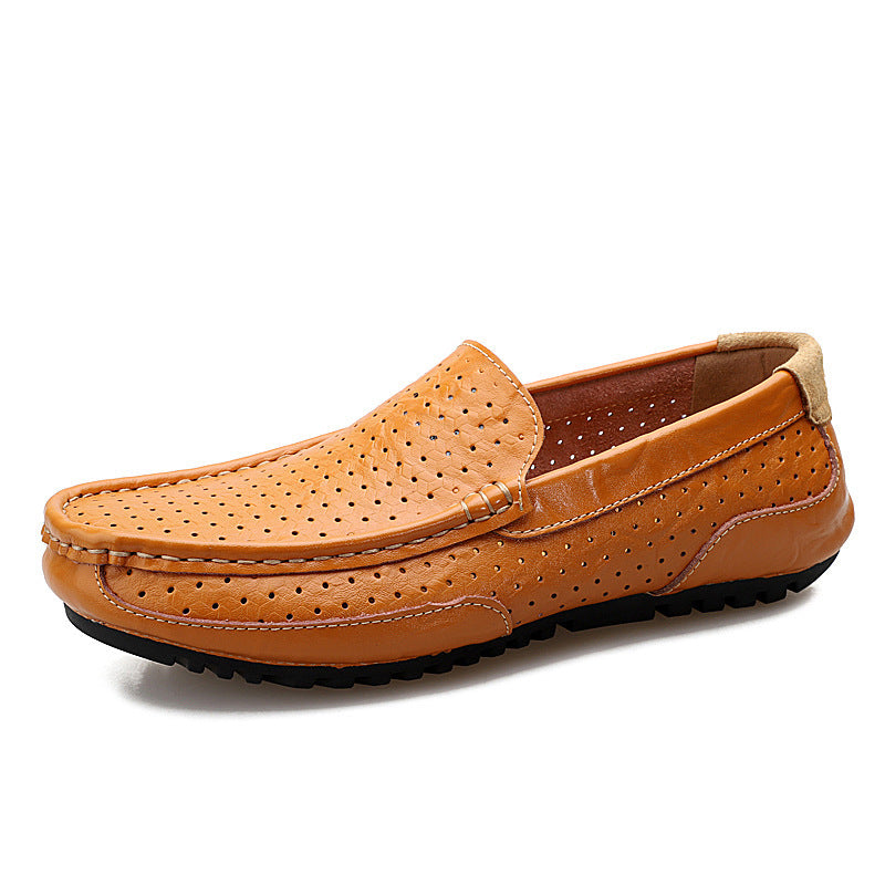 Personality Summer Men's Leather Shoes