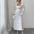Elegant And High-end Lace Dress In European And American Style