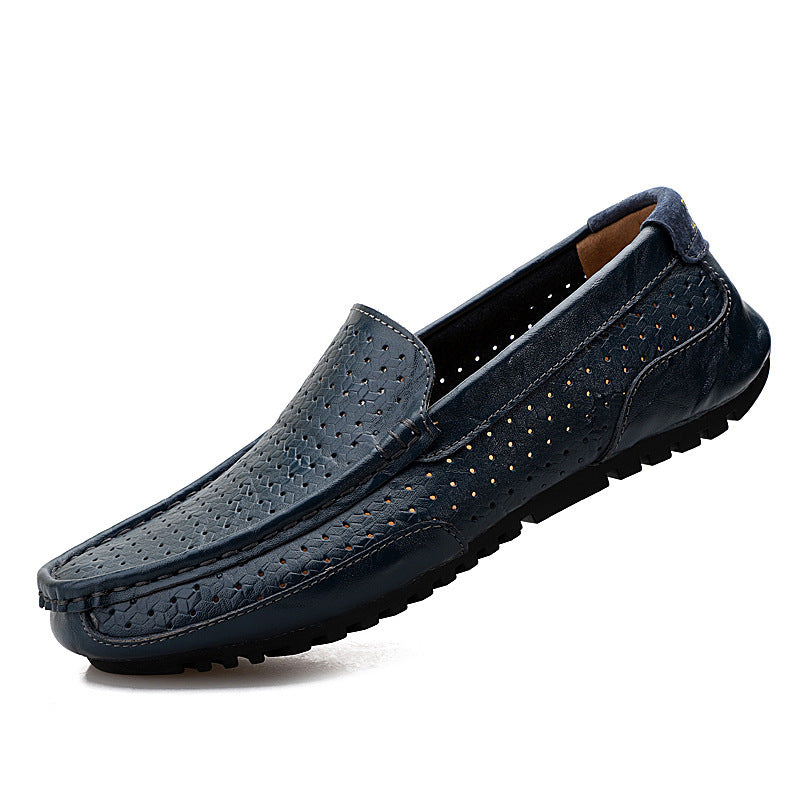 Personality Summer Men's Leather Shoes