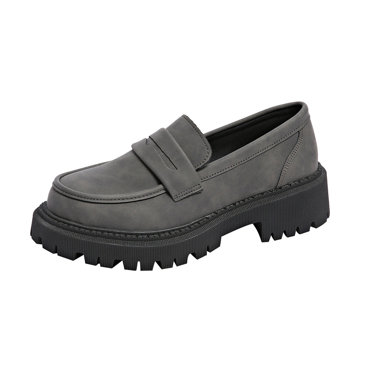 British Style Low Heel Slip-on Low Cut Loafers