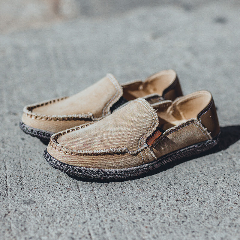 Men's Leather Casual Trend Korean British Wind Shoes