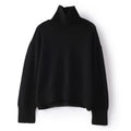 Profile Loose And Idle Thickened Turtleneck Woolen Sweater