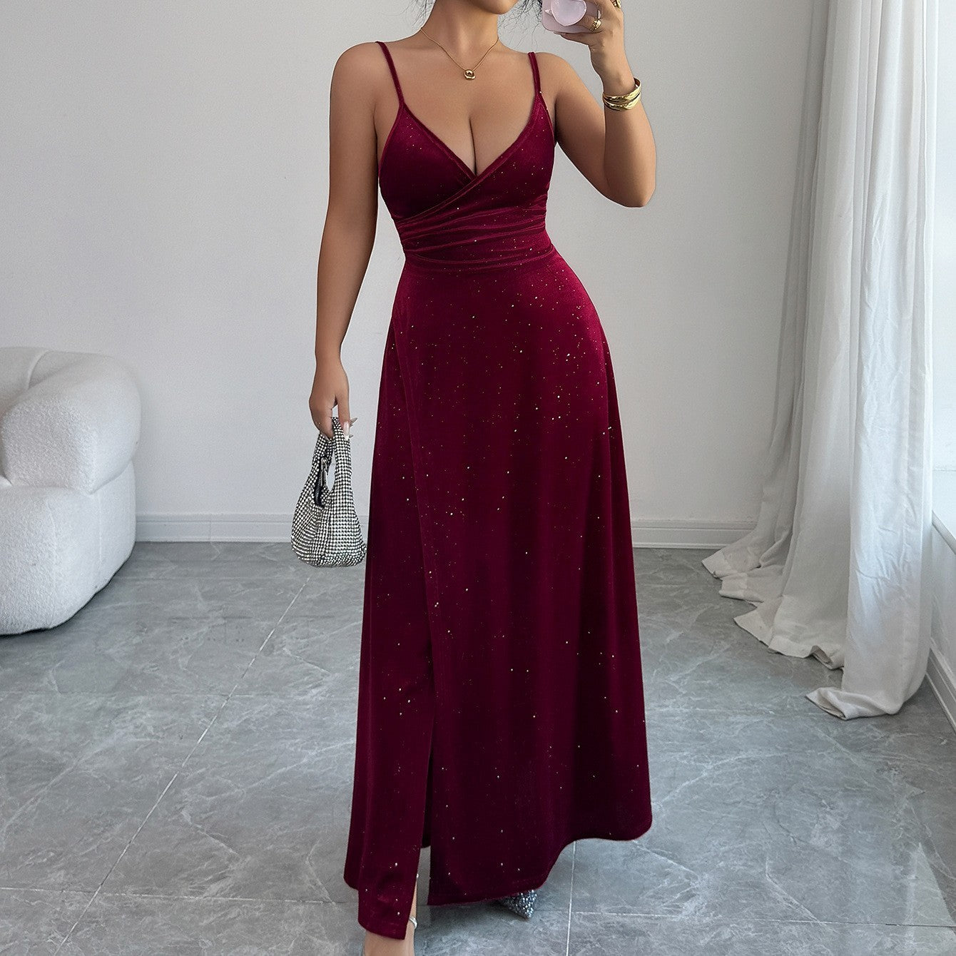 Elegant Strapless Bodycon Dress For Women
