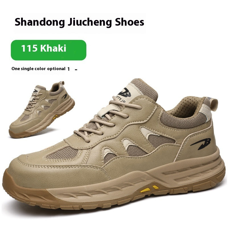 Anti-smashing And Anti-penetration Summer Sweat Absorbing Breathable Work Shoes