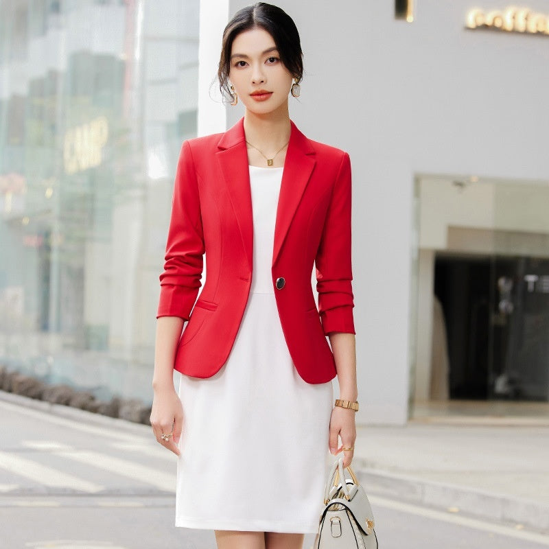 Women's Chanel Style Suit White Vest Dress
