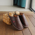 Winter Home Warm Non-slip Leather Slippers