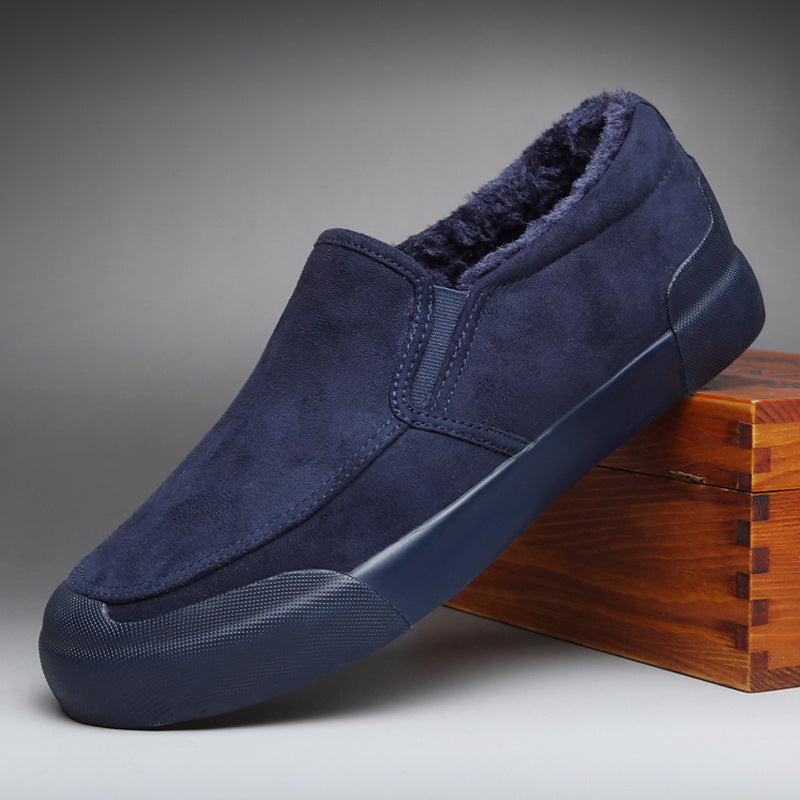 Men's Casual All-match Cloth Cover Velvet Shoes