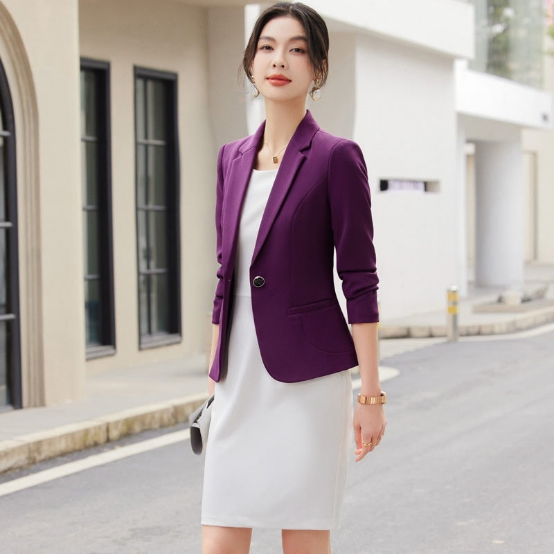 Women's Chanel Style Suit White Vest Dress