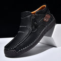 Plus Size Men's Outdoor Casual Shoes Slip-on Flat Bottom