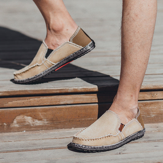 Men's Leather Casual Trend Korean British Wind Shoes